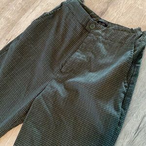 JGalt Green plaid straight leg pant